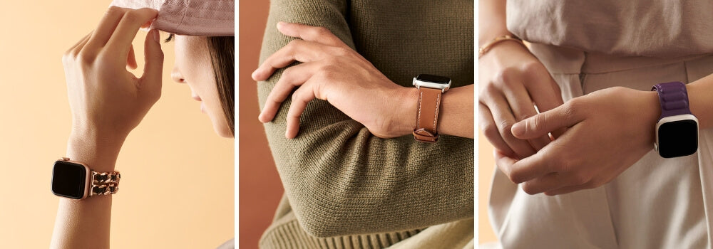 Vegan Leather Apple Watch Bands