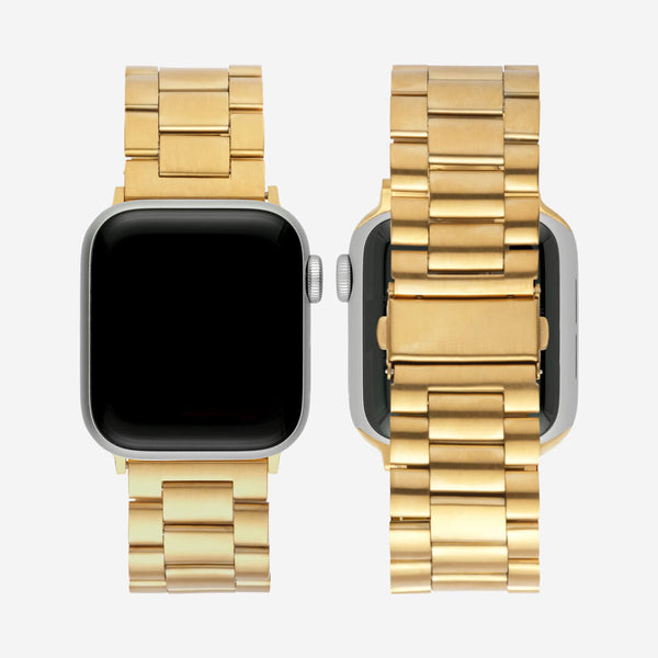 Classic Stainless Steel Apple Watch Band - Gold