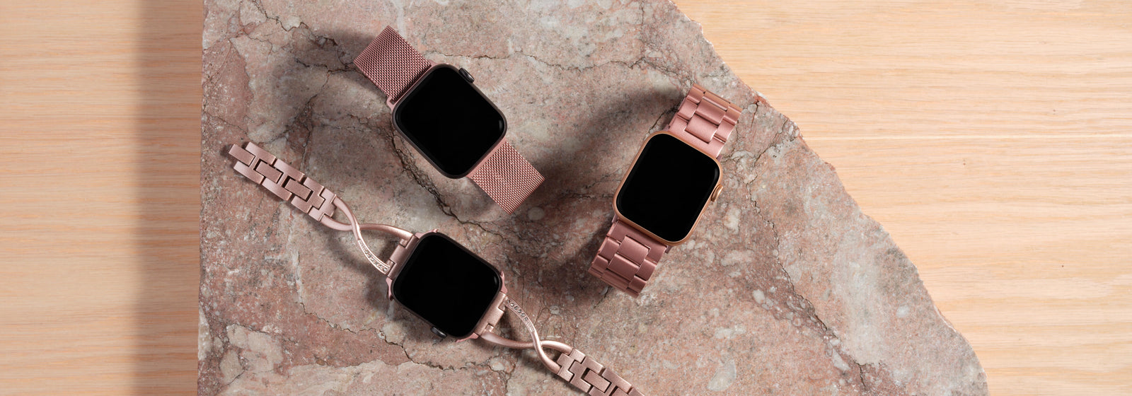 Classic Stainless Steel Apple Watch Band in Gold - The Salty Fox