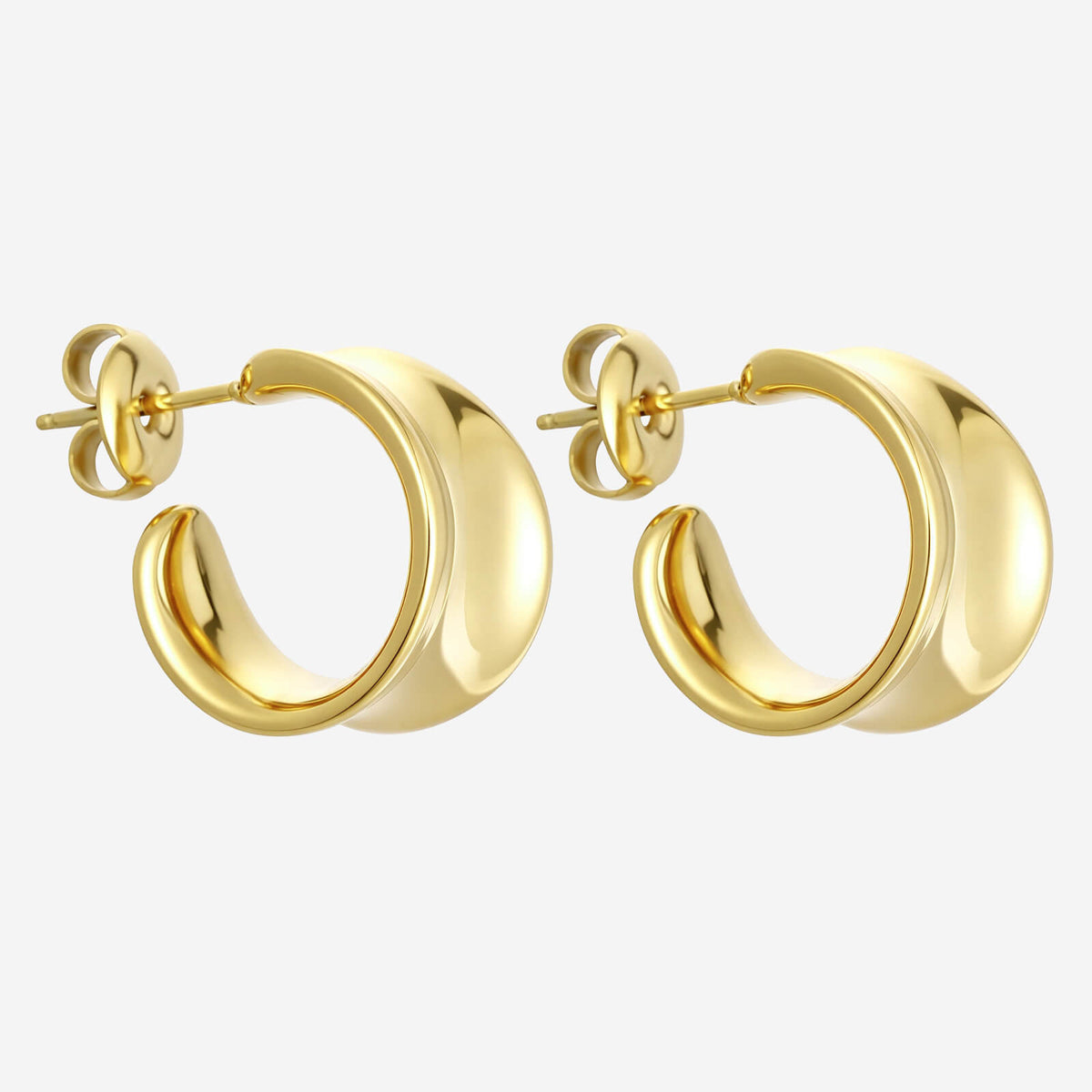 Alice Hoop Earrings - Gold