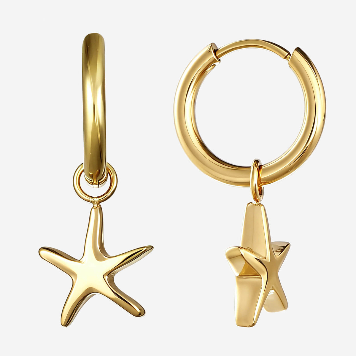 Celeste Huggie Earrings - Gold