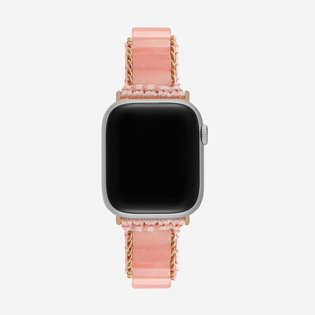 Byron Stone Apple Watch Band - Rose Quartz