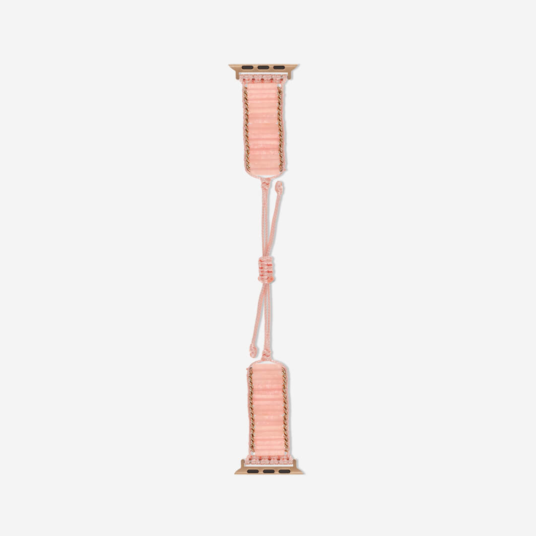 Byron Stone Apple Watch Band - Rose Quartz