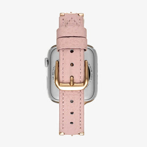 Osaka Leather Apple Watch Band - Peony