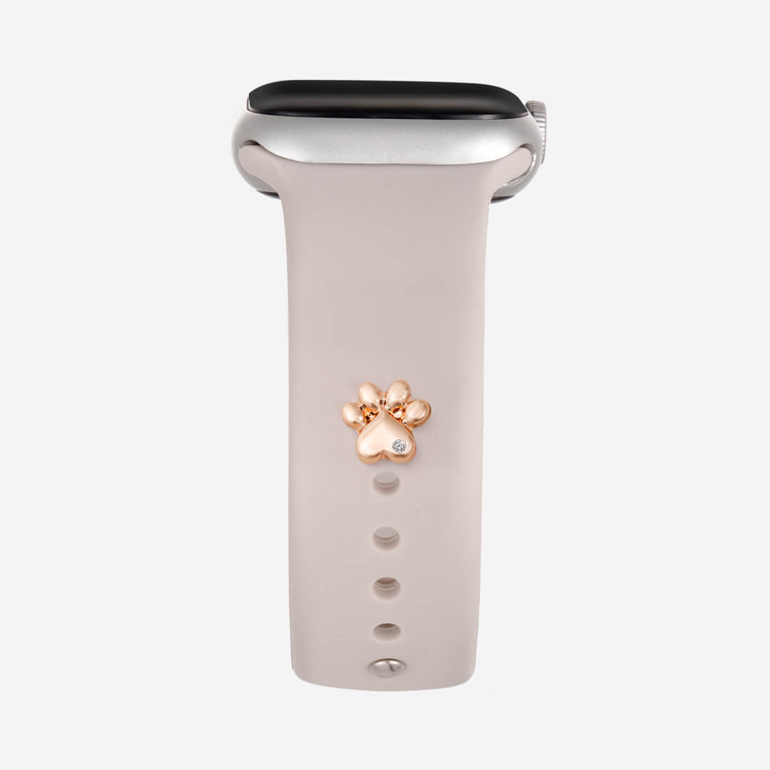 Paw Print Apple Watch Charm - Rose Gold