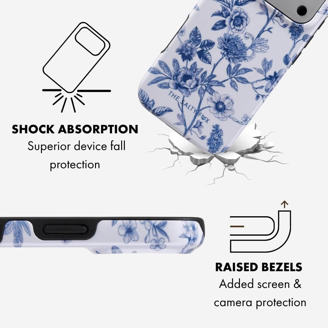 Porcelain Bloom MagSafe Phone Case USP