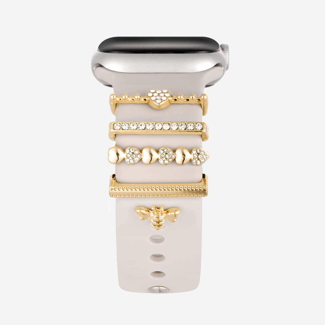 Bumblebee Apple Watch Bar & Charm Set - Gold