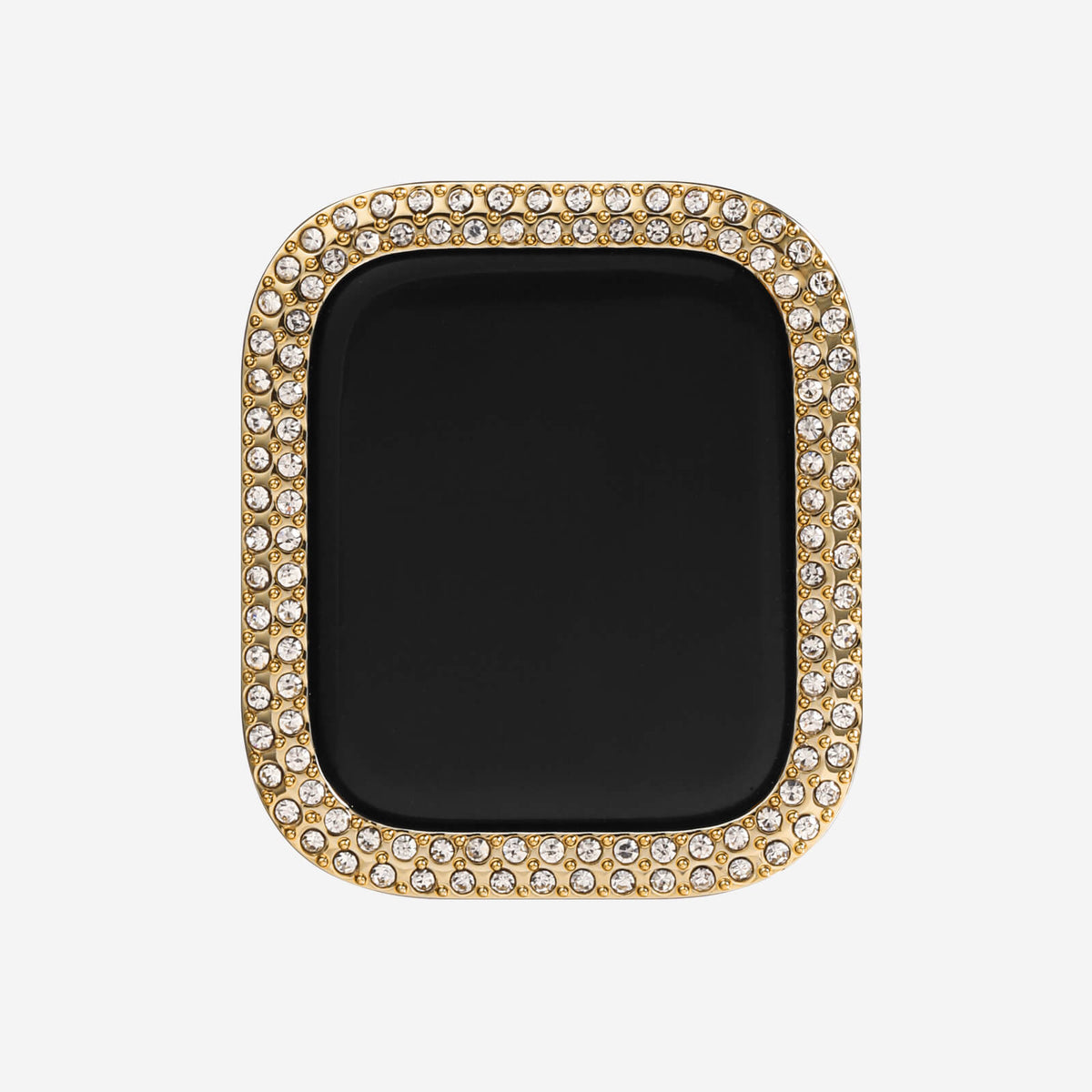 Apple Watch Double Halo Crystal Bumper Case - Gold
