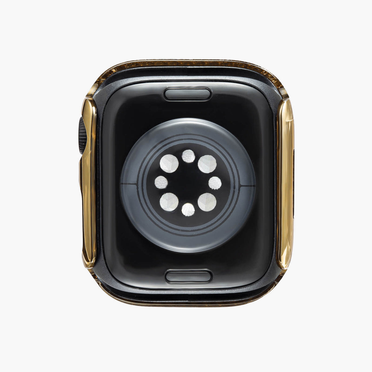 Apple Watch Double Halo Crystal Bumper Case - Gold