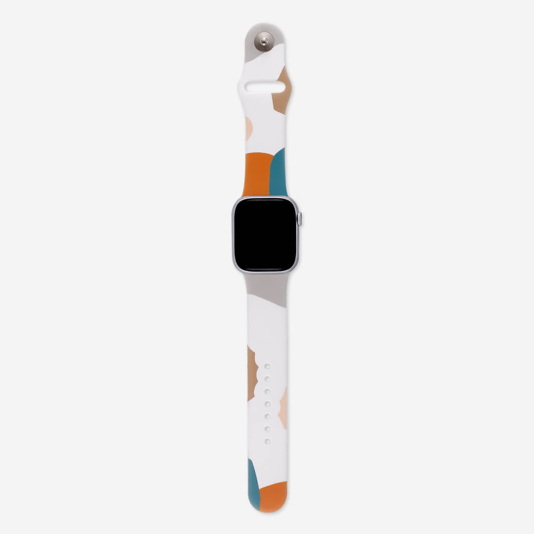 Mykonos Silicone Apple Watch Band - Caramel