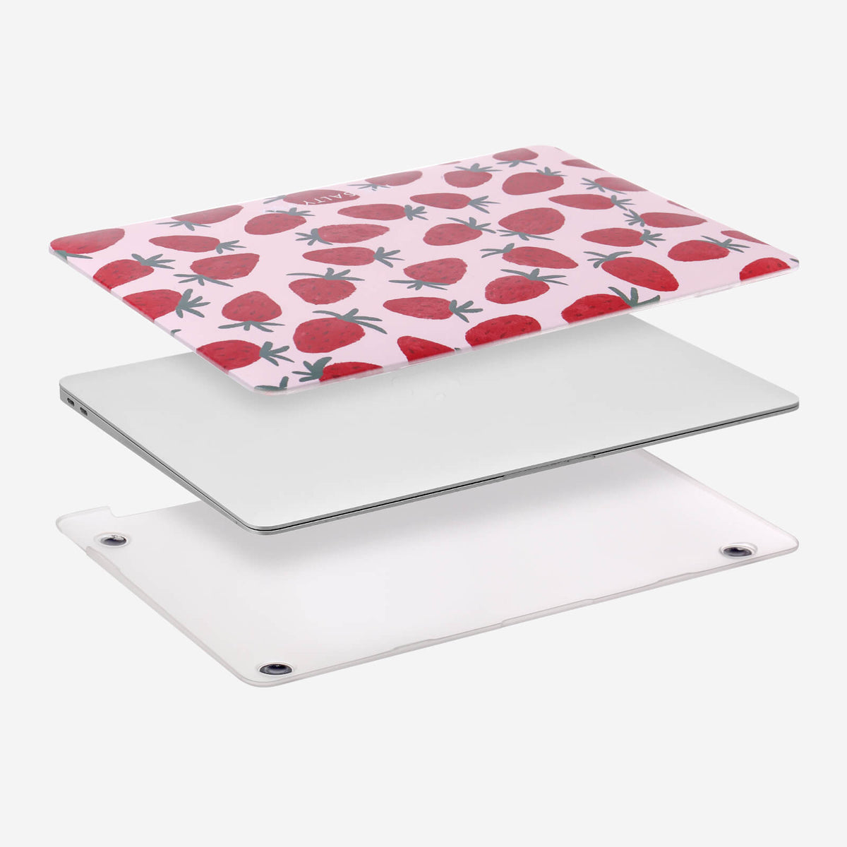 Strawberry Kisses MacBook Case