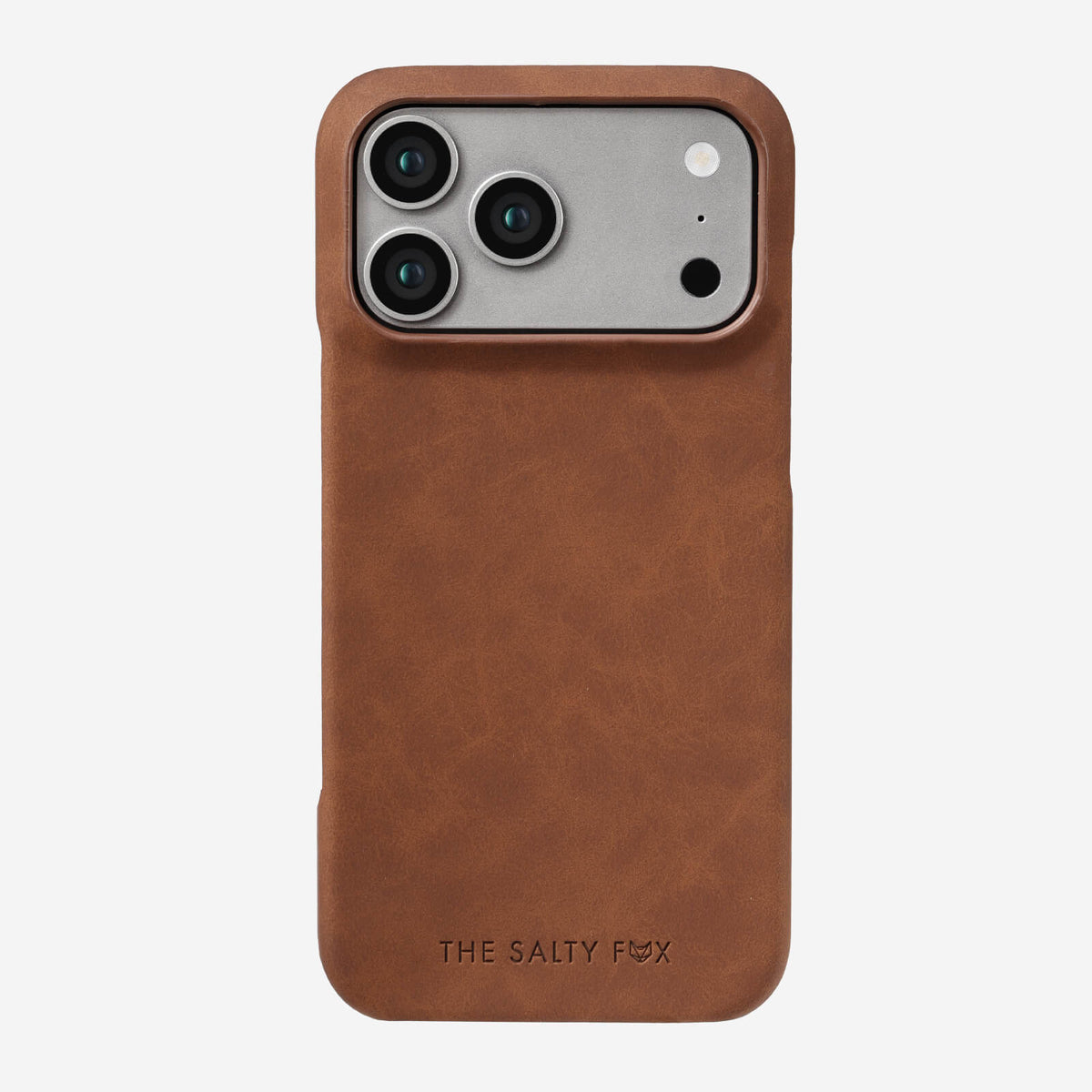 Vegan Leather MagSafe Phone Case - Brown