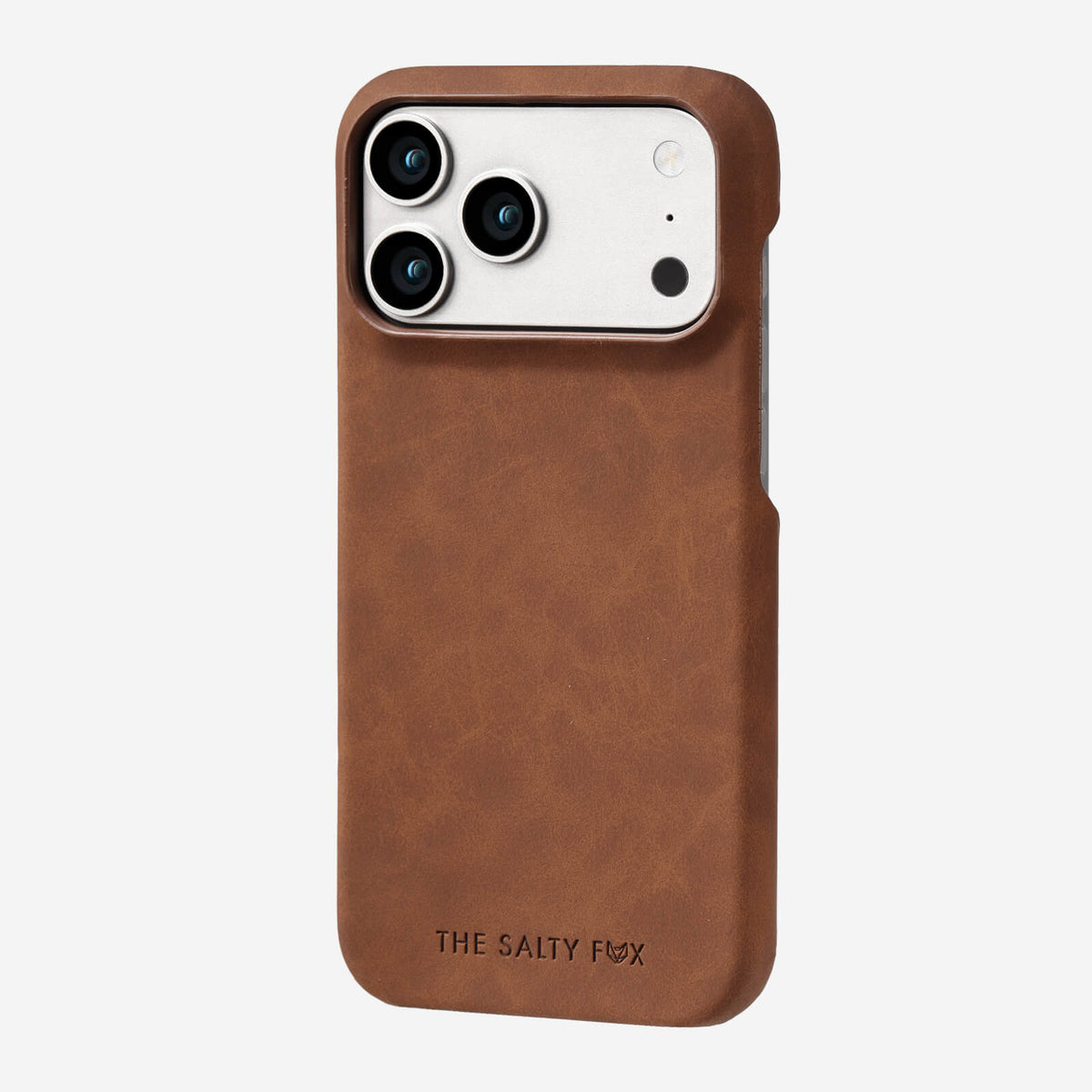 Vegan Leather MagSafe Phone Case - Brown