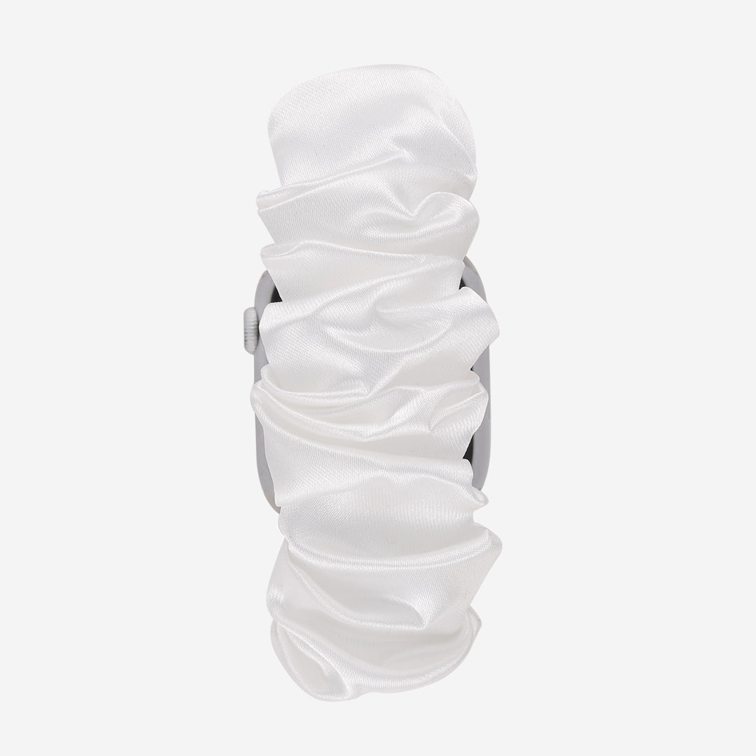 Scrunchie Apple Watch Band - Snow