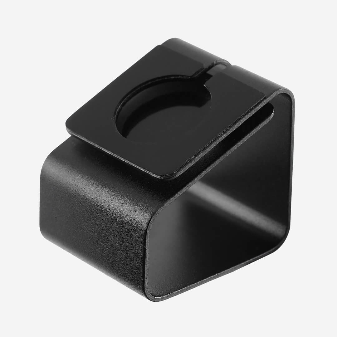 Aluminium Compact Apple Watch Charging Stand Black