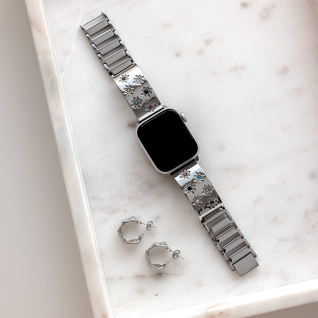 Amsterdam Bracelet Apple Watch Band - Silver