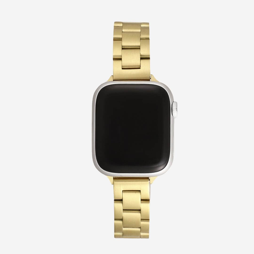 Berlin Stainless Steel Apple Watch Band - Gold