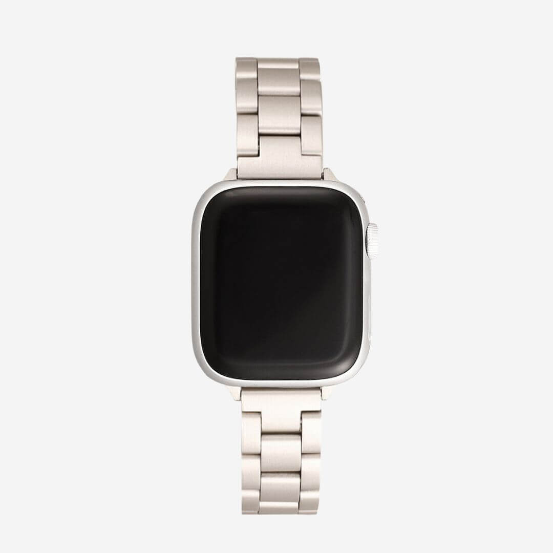 Berlin Stainless Steel Apple Watch Band - Starlight