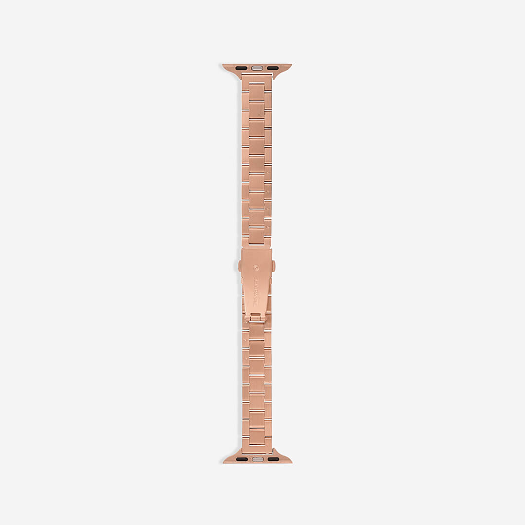 Berlin Stainless Steel Apple Watch Band Vintage Rose Gold The
