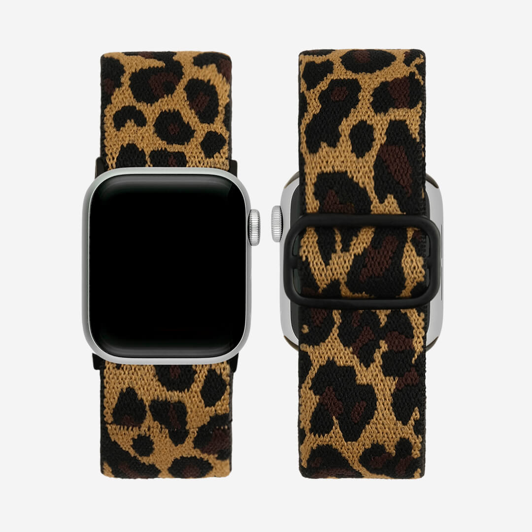 Bondi Nylon Loop Apple Watch Band Leopard The Salty Fox