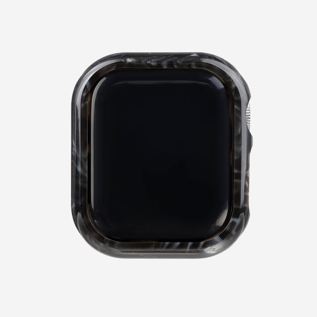 Apple Watch Case Cover - Black Marble