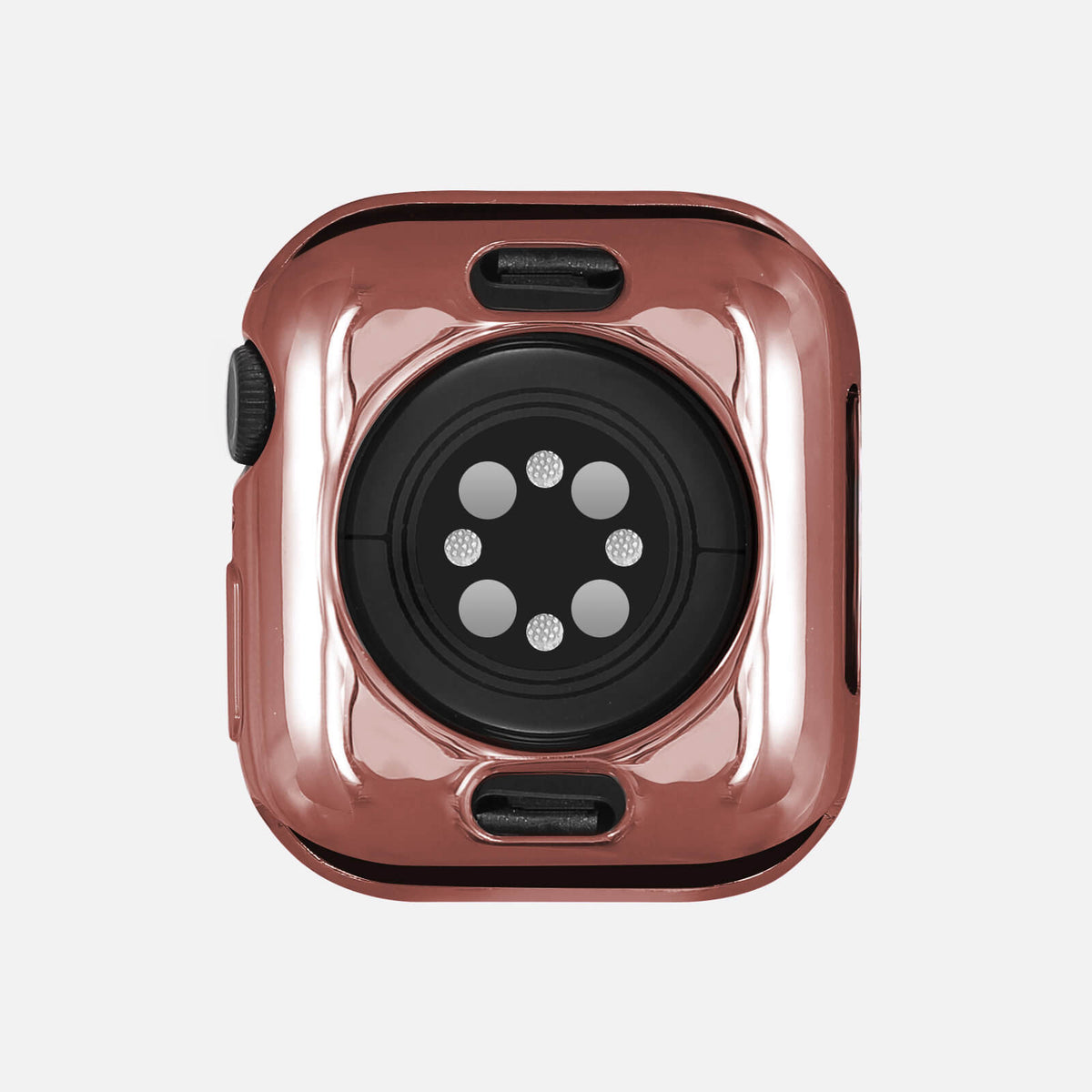 Apple Watch TPU Chrome Bumper Protection Case - Rose Gold