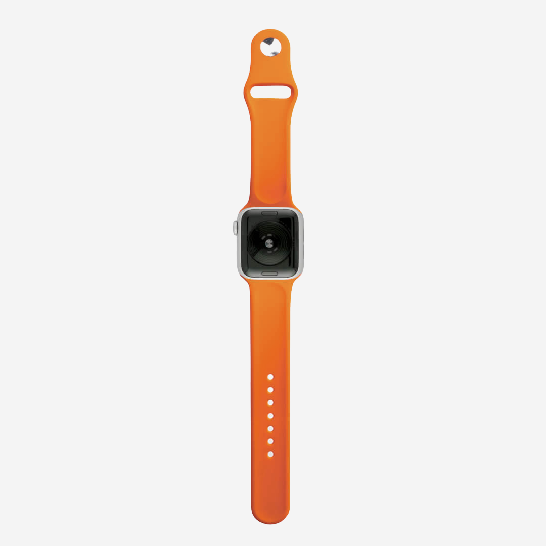 Classic Silicone Apple Watch Band - Orange