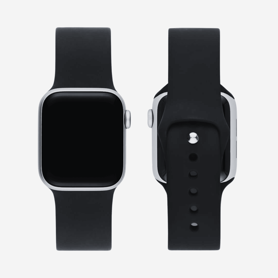 Classic Silicone Apple Watch Band - Black