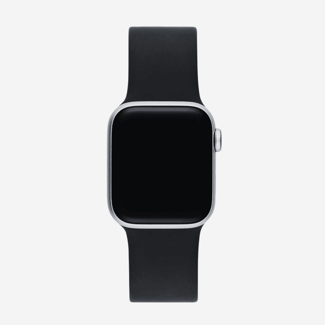 Classic Silicone Apple Watch Band - Black