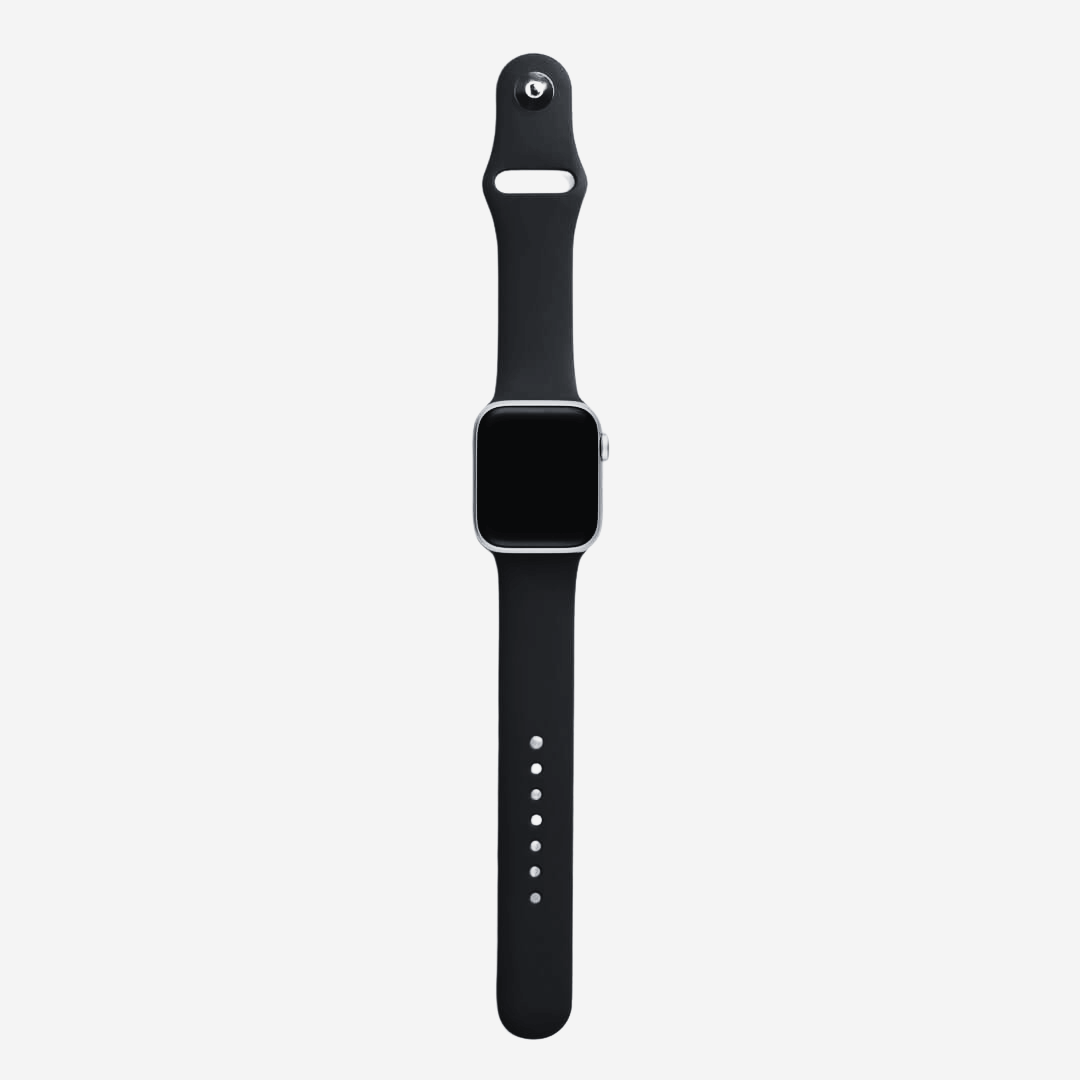 Classic Silicone Apple Watch Band - Black