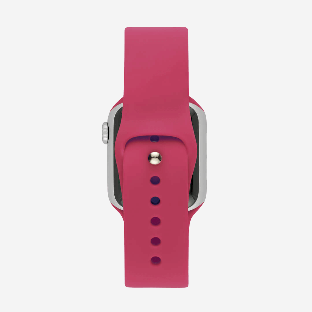 Classic Silicone Apple Watch Band - Pomegranate