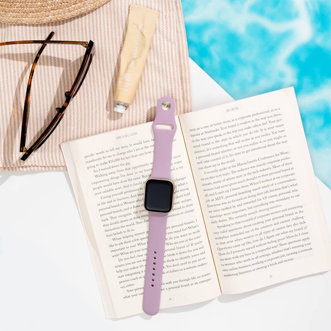 Classic Silicone Apple Watch Band - Orchid