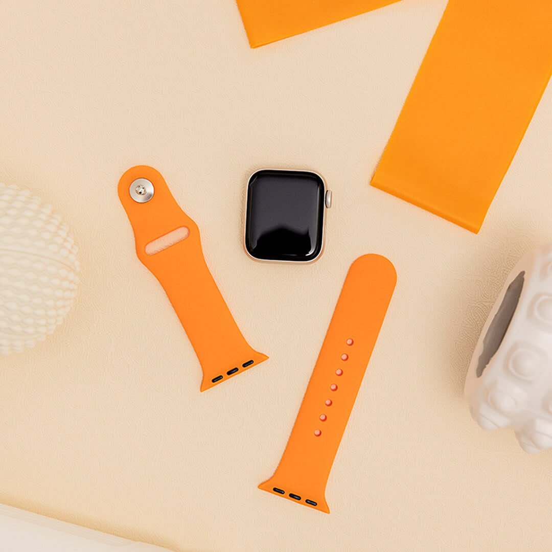 Classic Silicone Apple Watch Band - Marigold