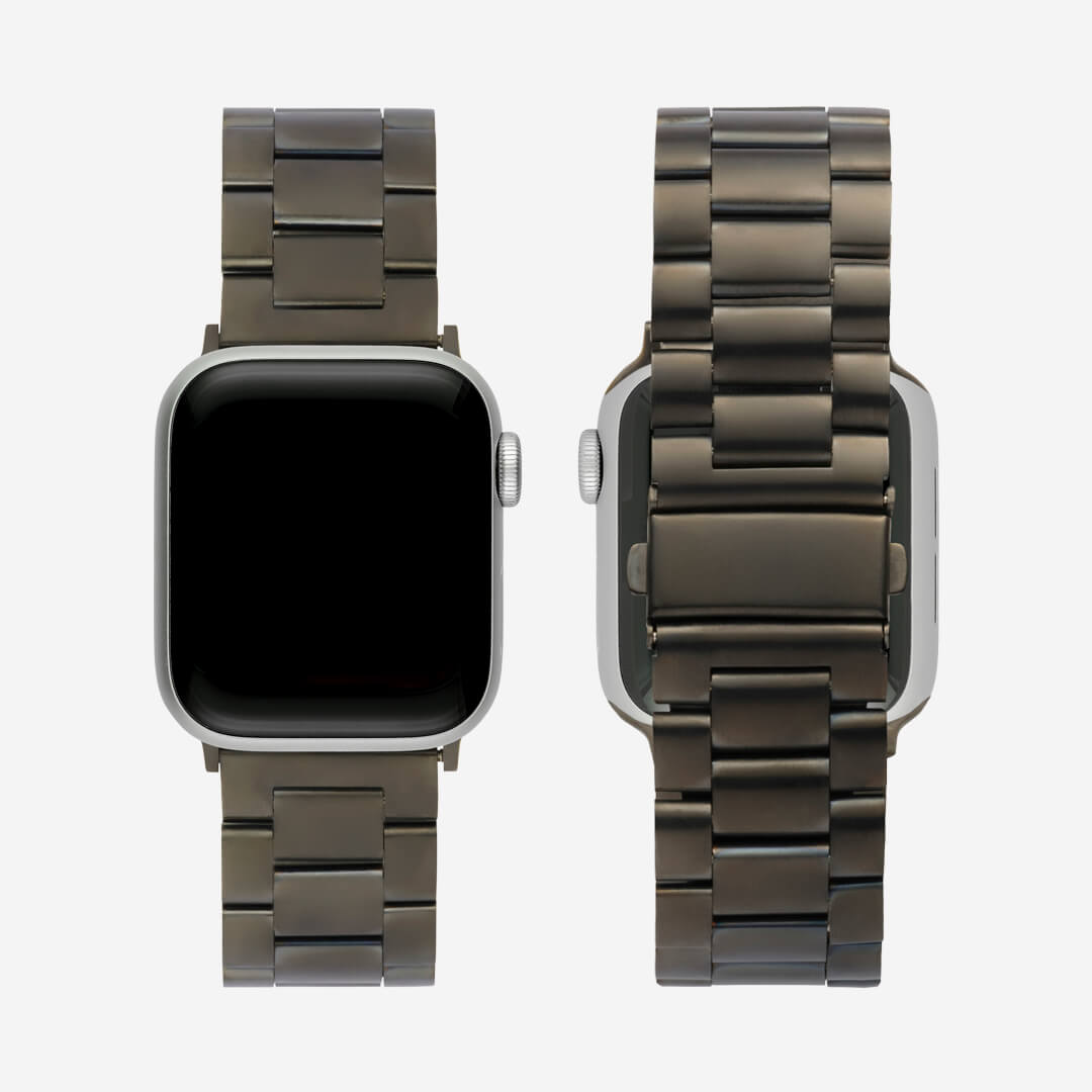 Classic Stainless Steel Apple Watch Band - Graphite