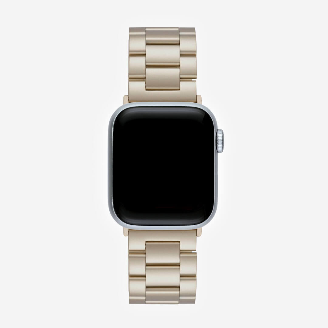 Classic Stainless Steel Apple Watch Band - Light Gold