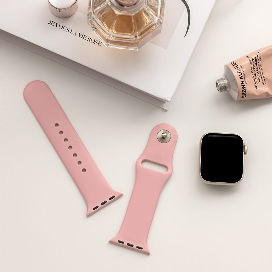 Classic Silicone Apple Watch Band - Peony