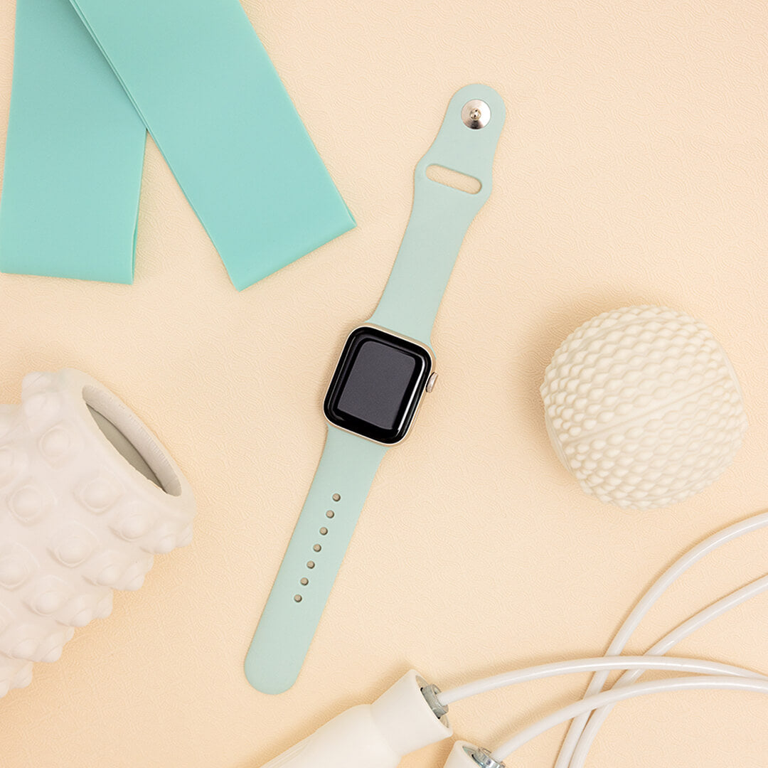 Classic Silicone Apple Watch Band - Sea Foam