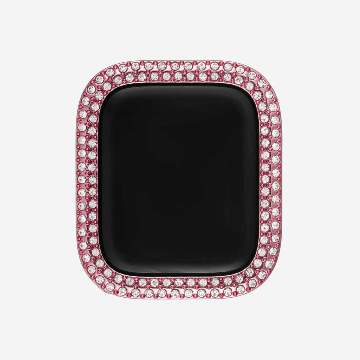 Apple Watch Double Halo Crystal Bumper Case - Rose Gold