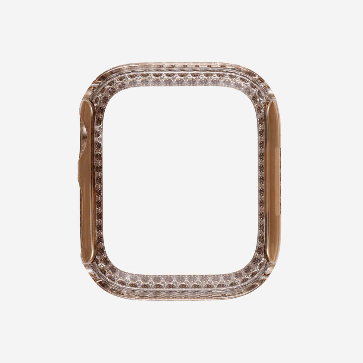 Apple Watch Double Halo Crystal Bumper Case - Vintage Rose Gold