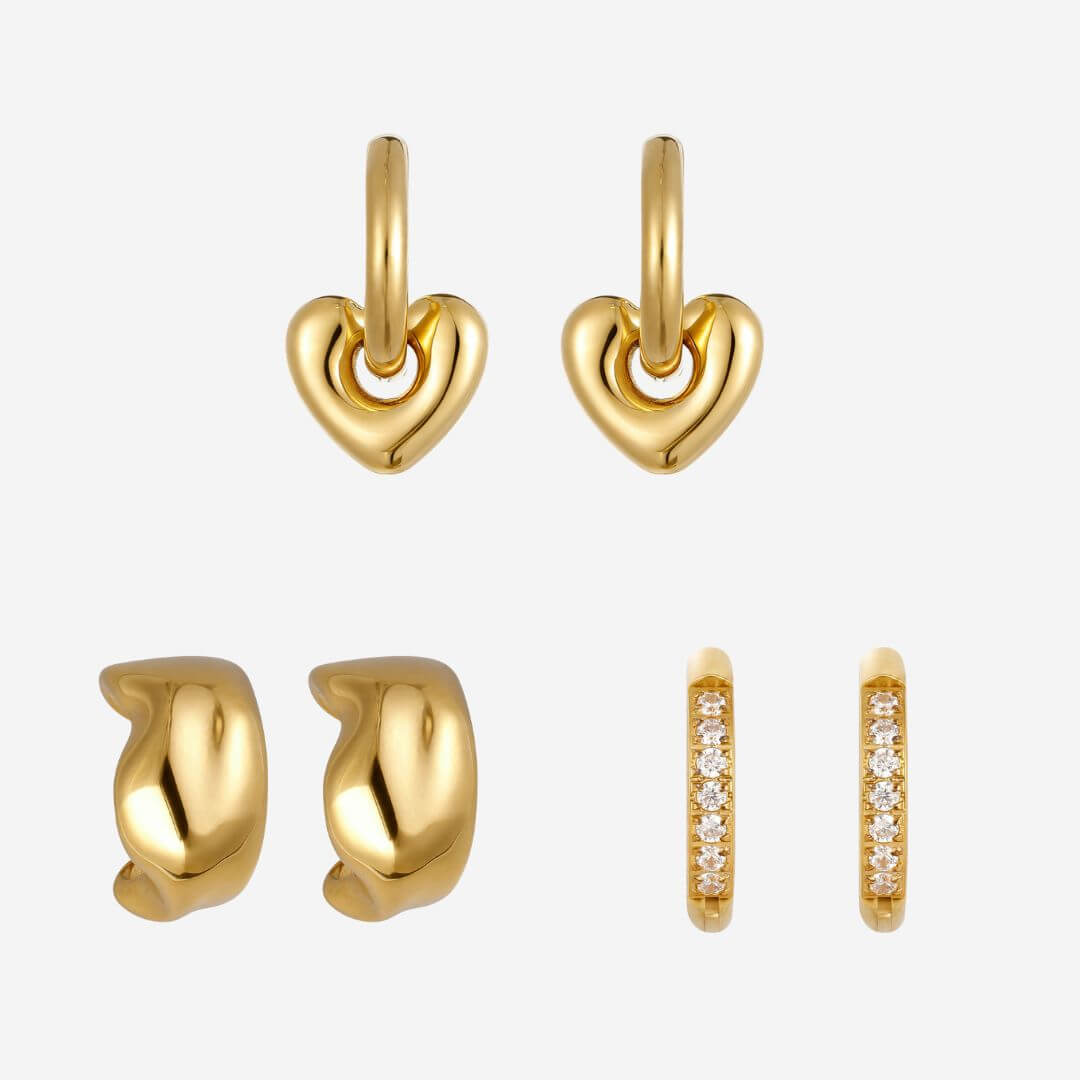 Earrings Starter Set - 18k Gold