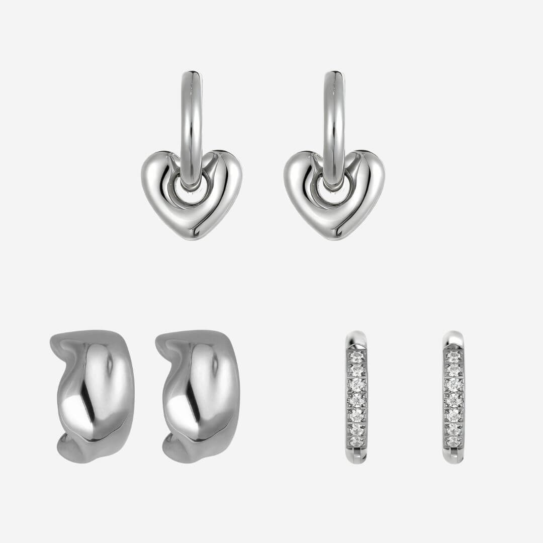 Earrings Starter Set - Silver