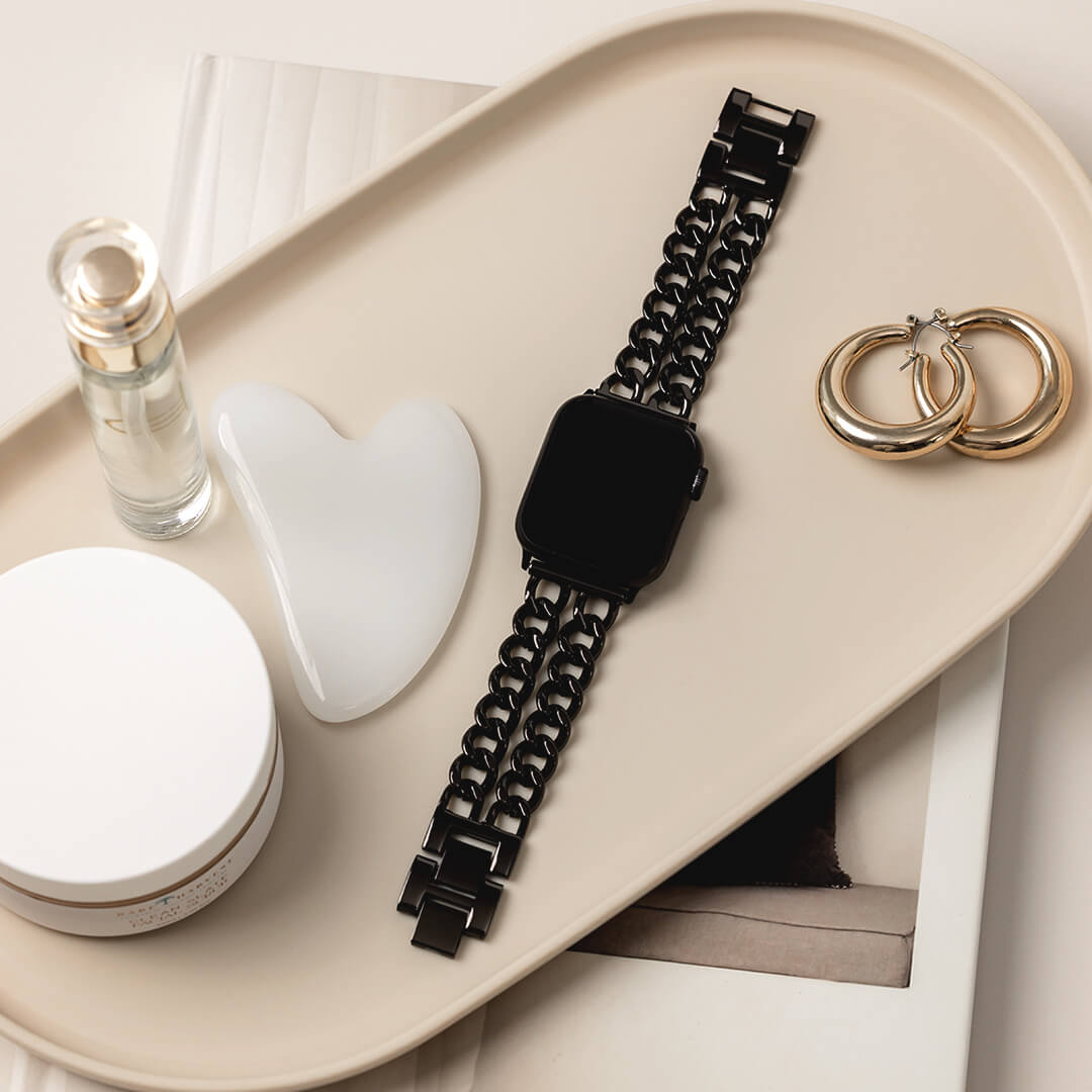 Gemini Bracelet Apple Watch Band Black