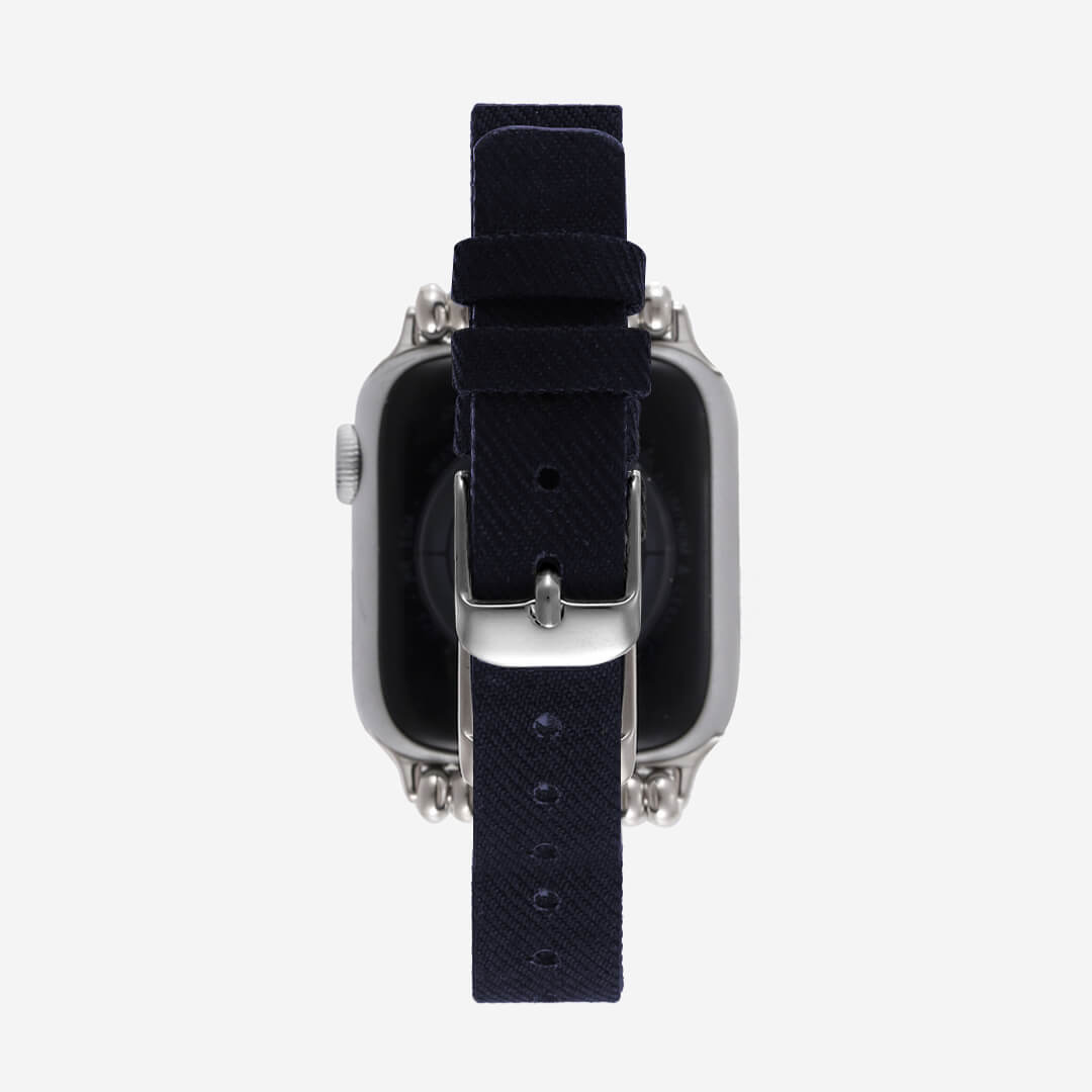 Helsinki Canvas Apple Watch Band - Navy