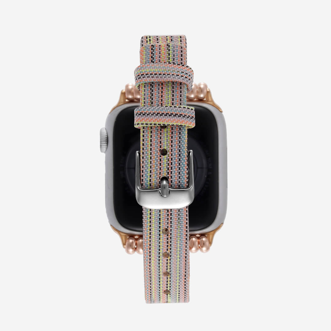 Helsinki Canvas Apple Watch Band - Neon