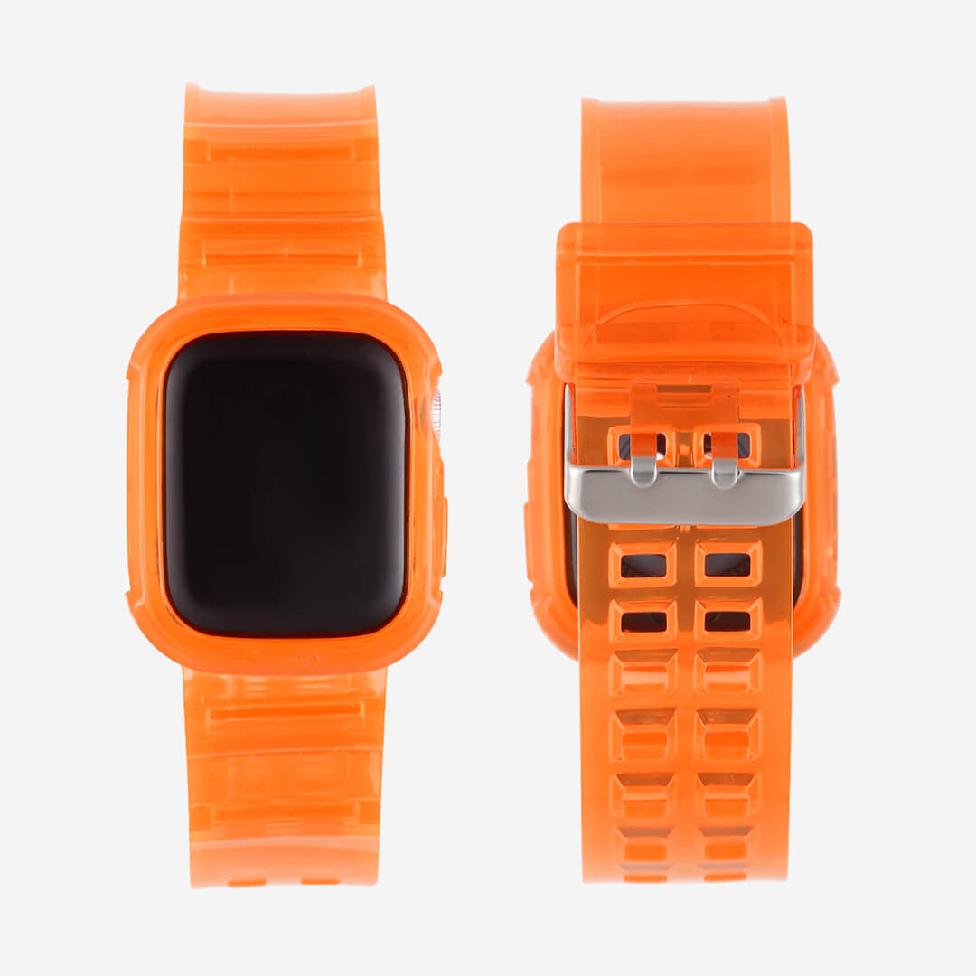 Jelly Two-In-One Apple Watch Band - Mandarin