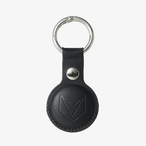 Leather AirTag Case - Black