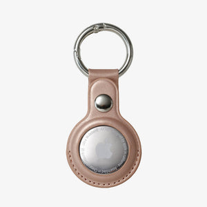 Leather AirTag Case - Rose Gold