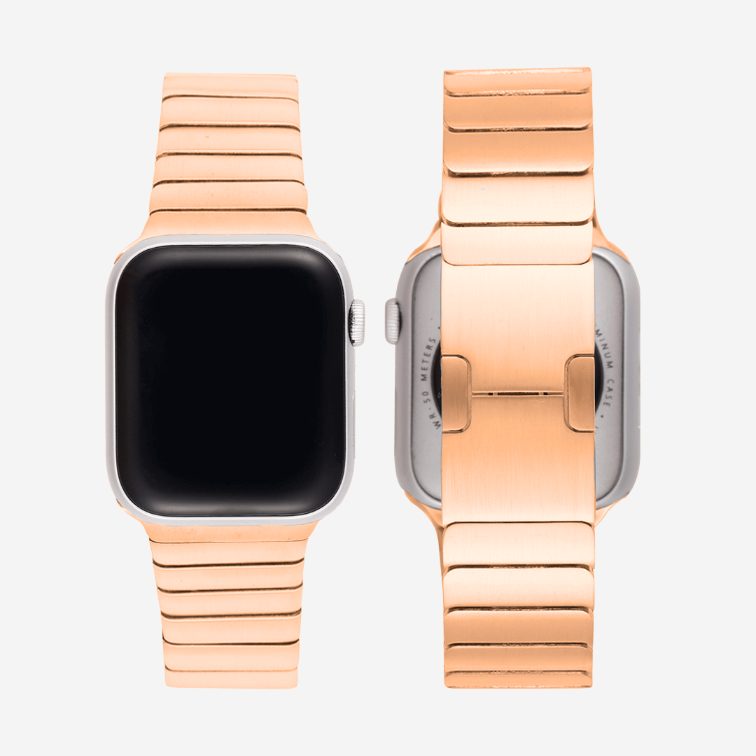 Link Bracelet Apple Watch Band - Vintage Rose Gold