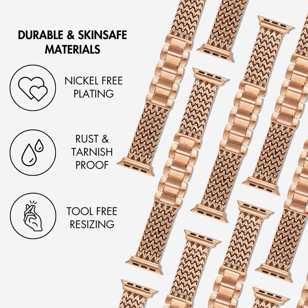 Nickel Free Plating, Rust & Tarnish Proof, Tool Free Resizing