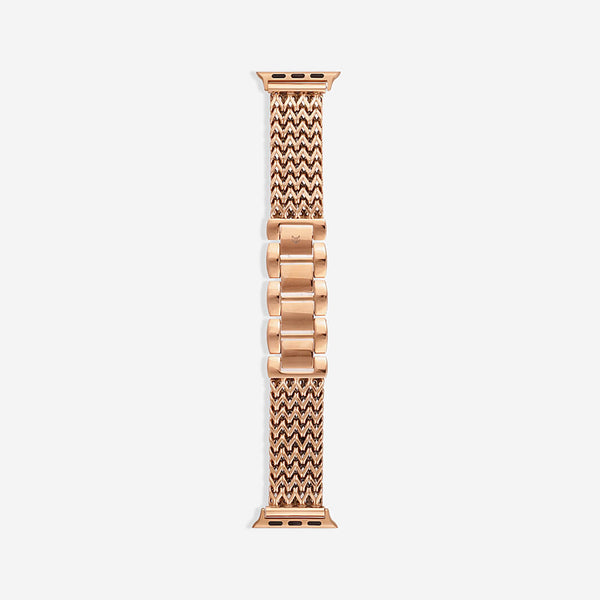 Madrid Bracelet Apple Watch Band - 18K Rose Gold Plated - The Salty Fox